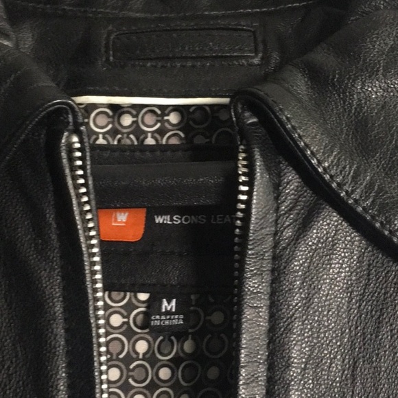 Wilsons Premium Leather jacket women’s size medium M med jacket li… - Picture 14 of 17